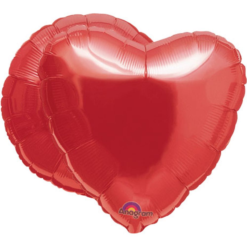 18" Ruby Red Heart