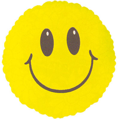18" Smile Face Foil Balloon (1ct)