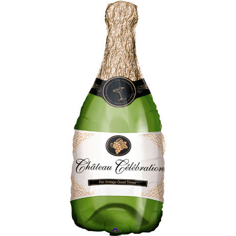 Champagne Bottle Helium Shape Balloon