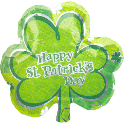 St. Pat's Clover Helium Shape