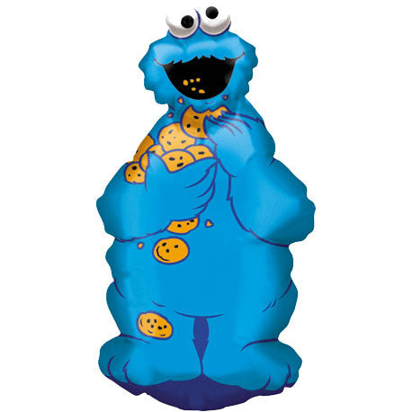 Cookie Monster Full Body Mini Shape Balloon (1 ct)