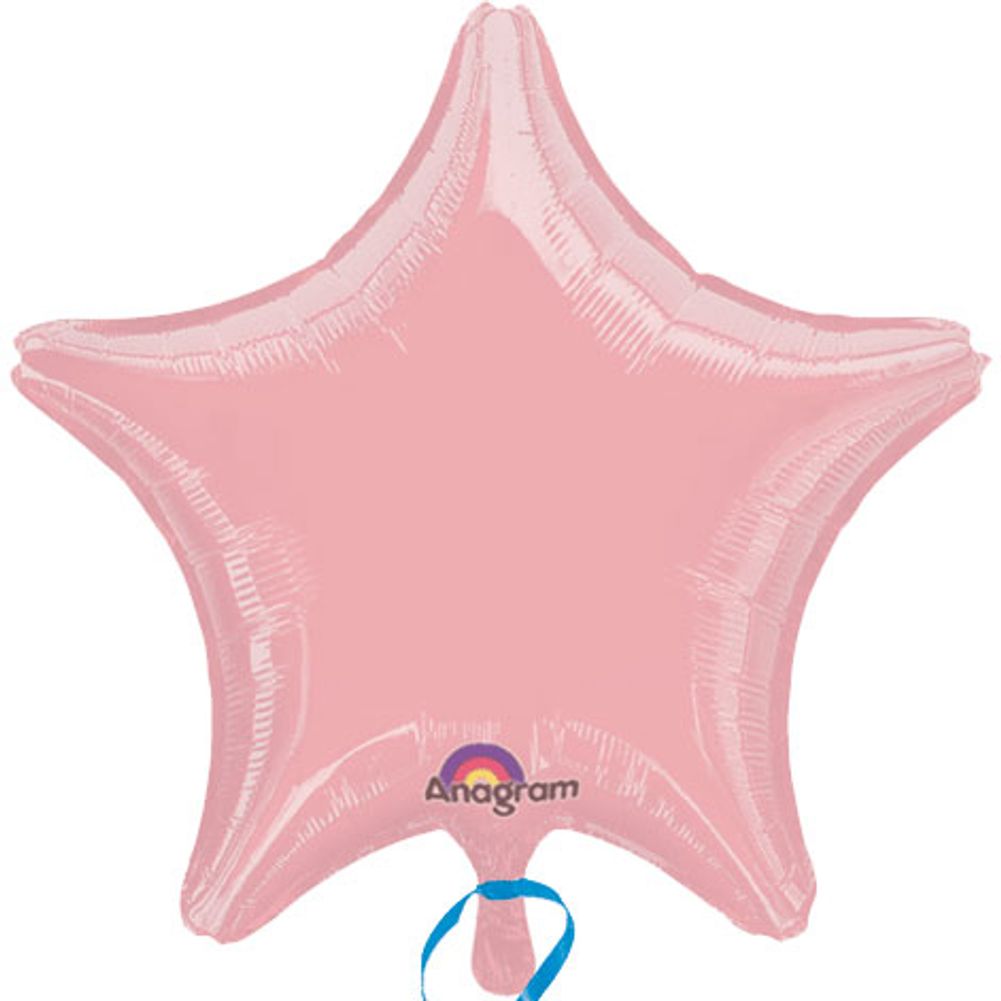 19" Pastel Pink Star Anagram Balloon (1 ct)