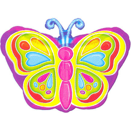 18" Bright Butterfly Shape
