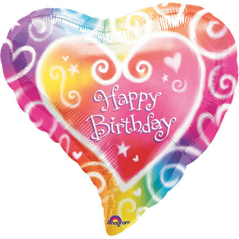 18" Watercolor Birthday Anagram