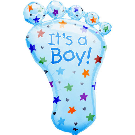 Foot It's A Boy Super Shape