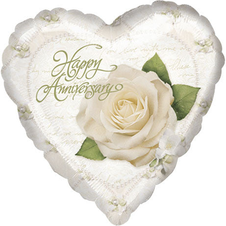Petals & Pearls Anniversary Mini Balloon (1 ct)