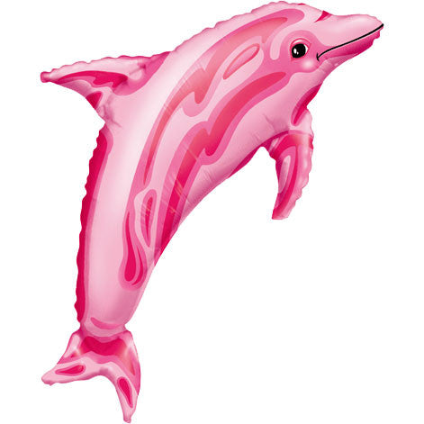 Pink Dolphin Mini Shape Balloon (1 ct)