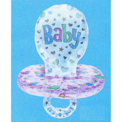 Boy Baby Pacifier Multi-balloon