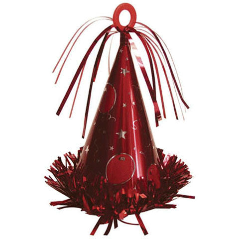 Red Party Hat Weight 6 Oz. (1 ct)
