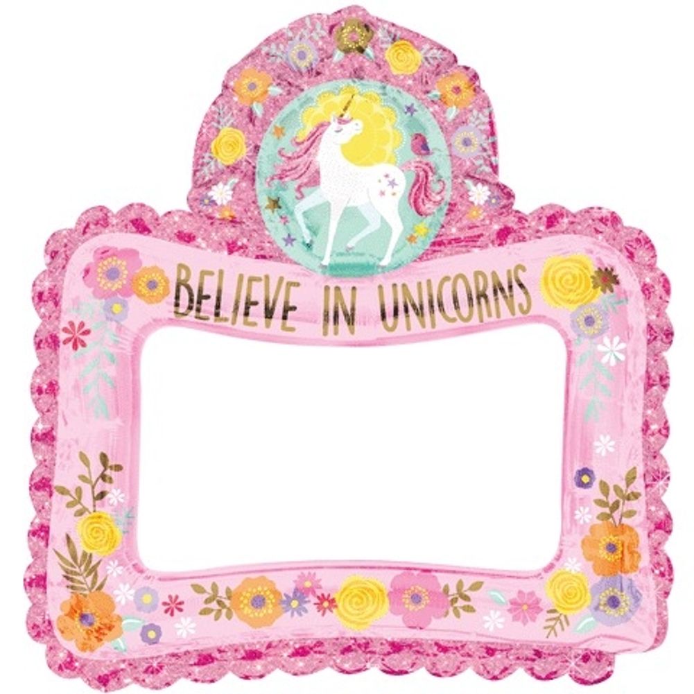 SELFIE FRAME MAGICAL UNICORN