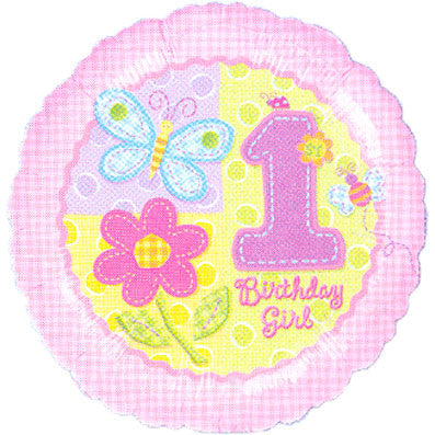 18" Hugs & Stitches Girl 1st Bday