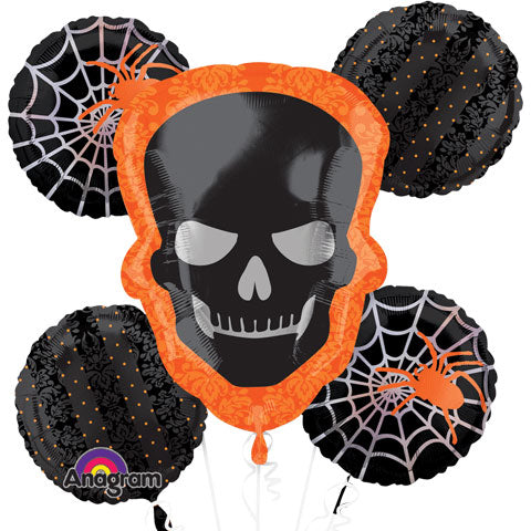 Sophisticated Halloween Bouquet of Balloons (5pc)