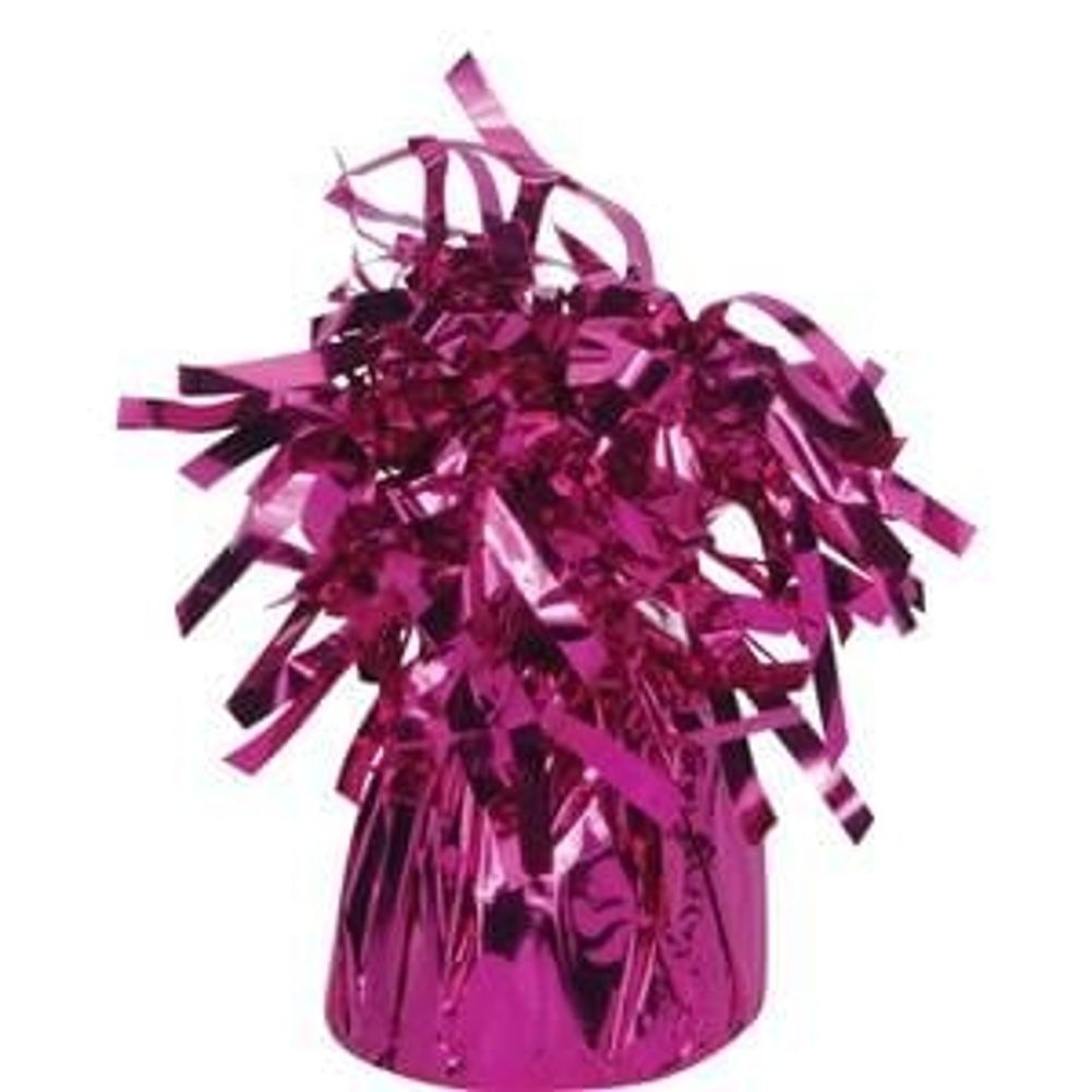 BRIGHT PINK FOIL BALLOON WEIGHT 5 OZ.