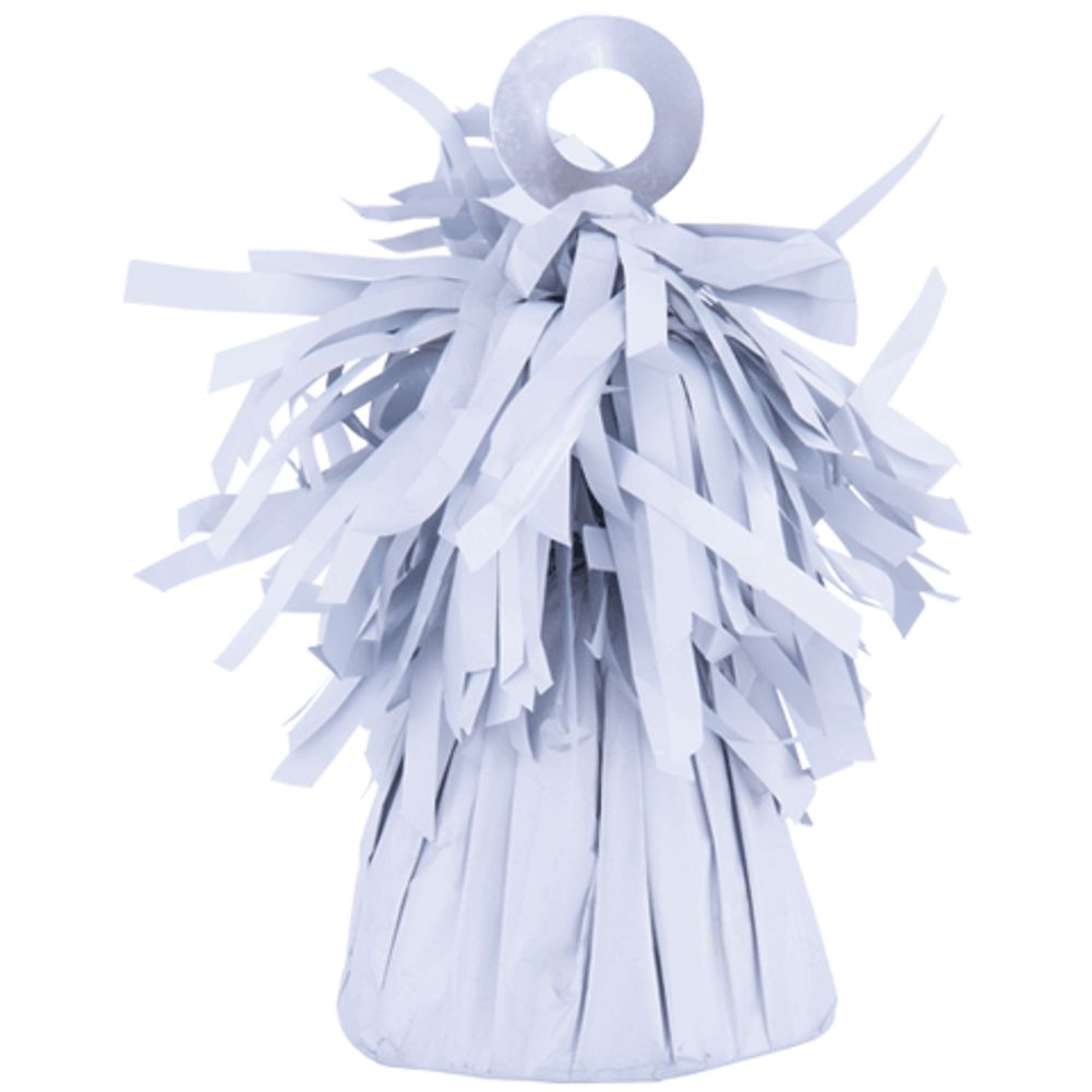 White Foil Balloon Weight