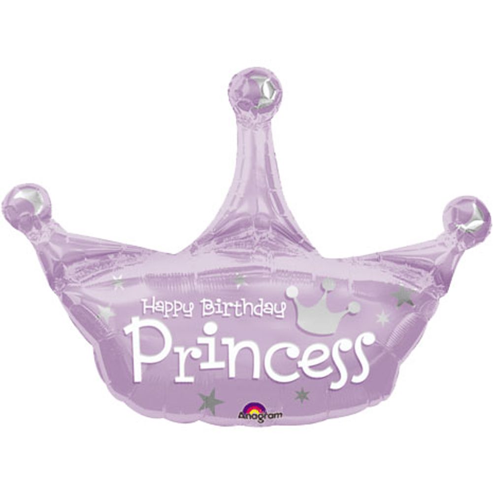 Birthday Princess Crown Super Shape