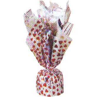 Red Hearts Foil Weight 11.6 Oz Balloon (1 ct)