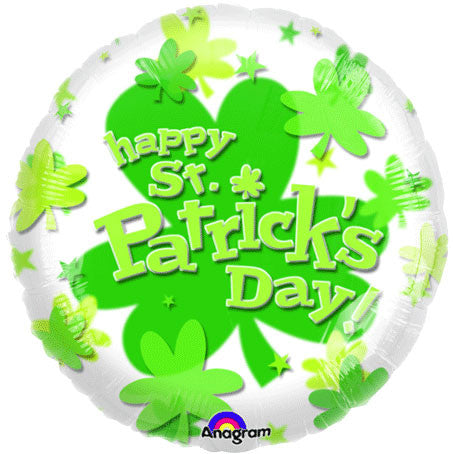24" St. Patrick's Shamrocks Panoramic