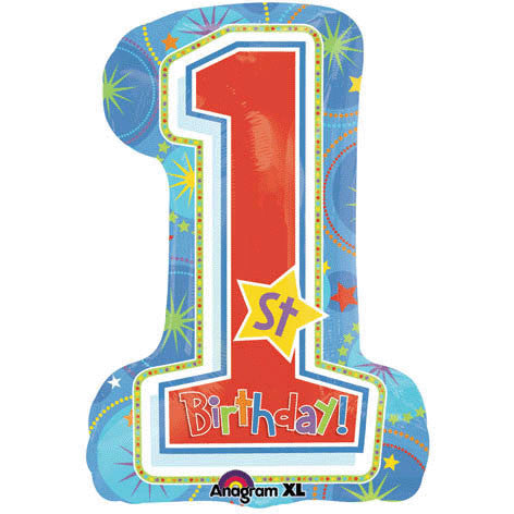 One-derful Birthday Boy Super Shape
