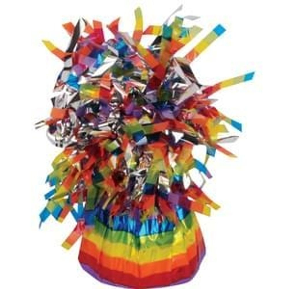 Rainbow Small Foil Balloon Weight (1 ct)