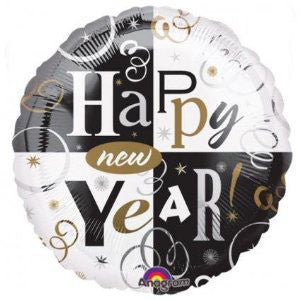 18" Block Party New Year Foil Balloon