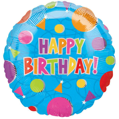 18" Happy Birthday Confetti Value Line