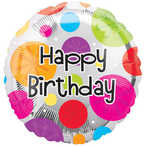 18" Birthday Dots Value Line