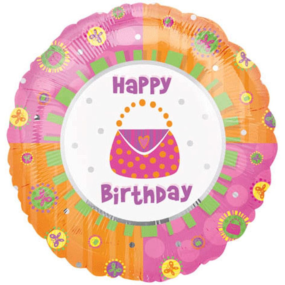 18" Birthday Girl Purse Vlp