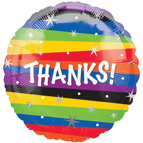 18" Thanks Stripes & Swirls Vlp