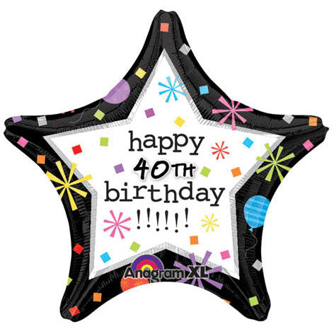 19" Birthday Confetti Personalized