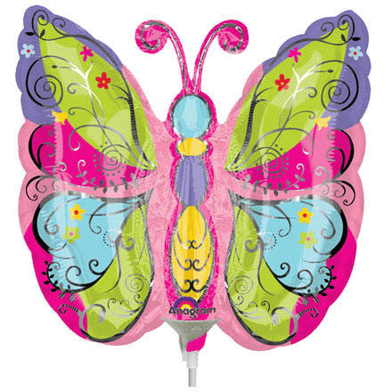 Whimsical Garden Butterfly Mini Shape