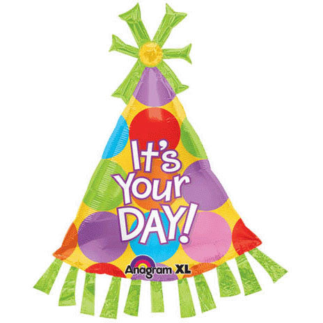 It's Your Day Party Hat Super Shape