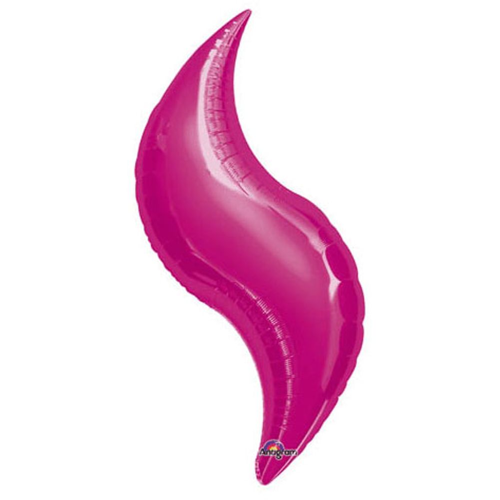 36" Fuchsia Curve