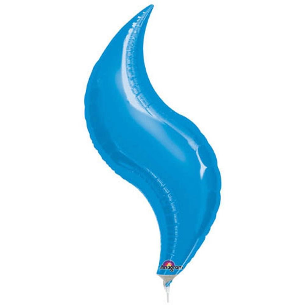 19" Blue Curve