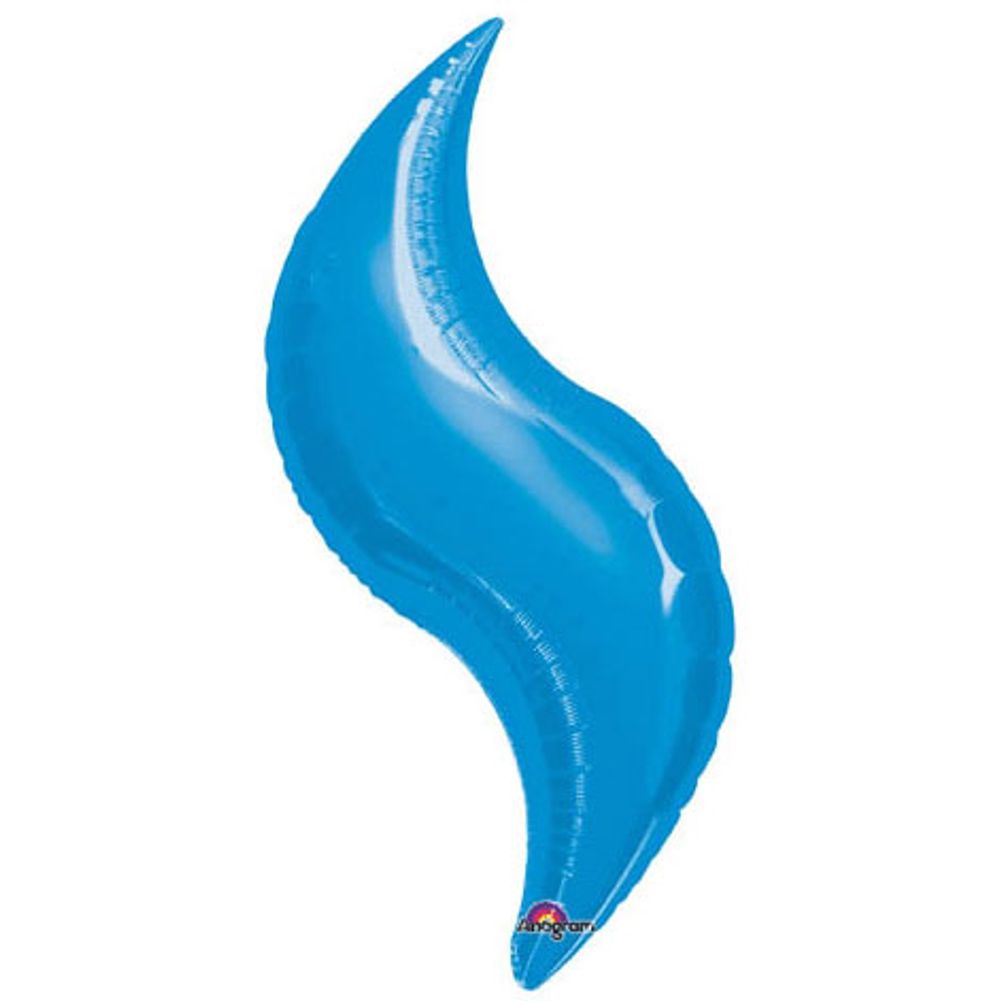 36" Blue Curve