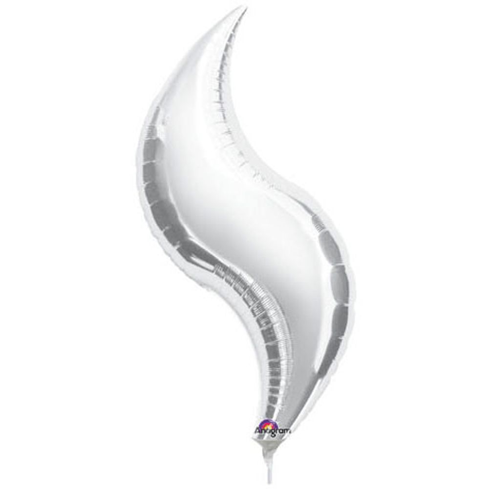 28" Silver Curve