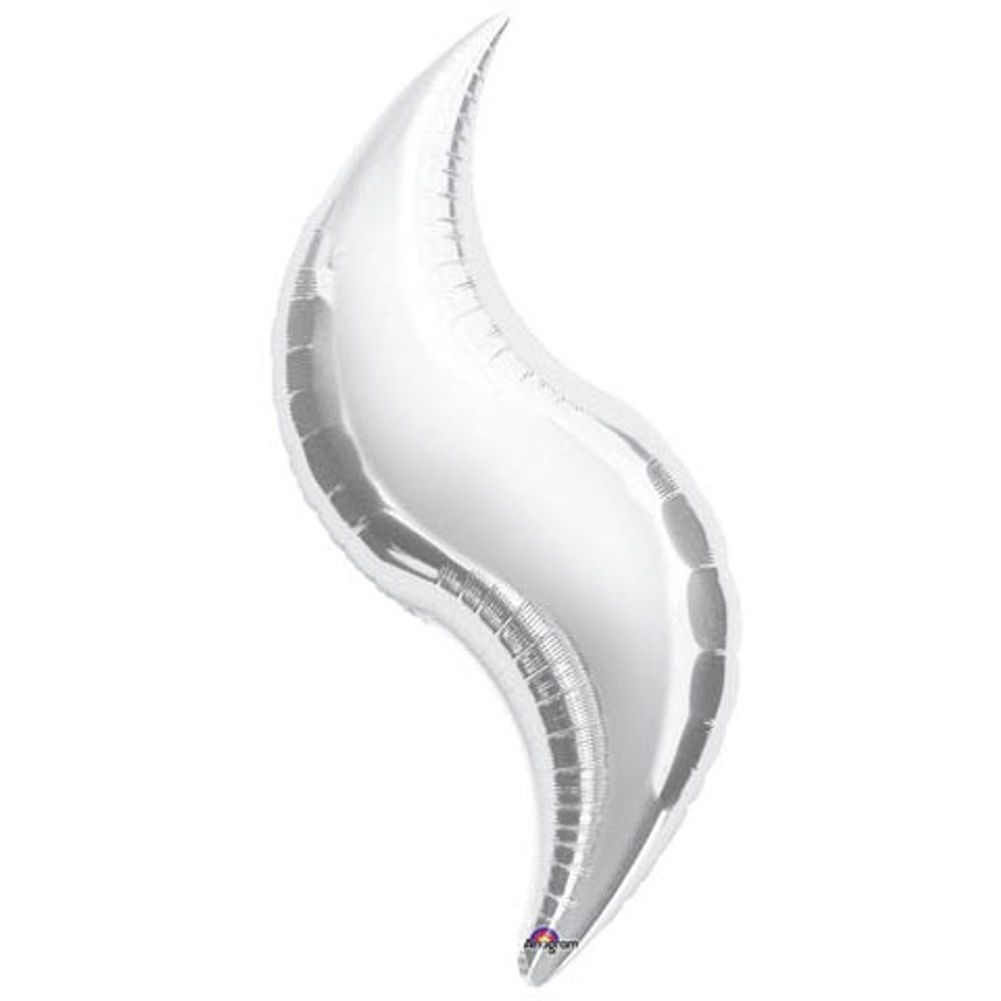 36" Silver Curve