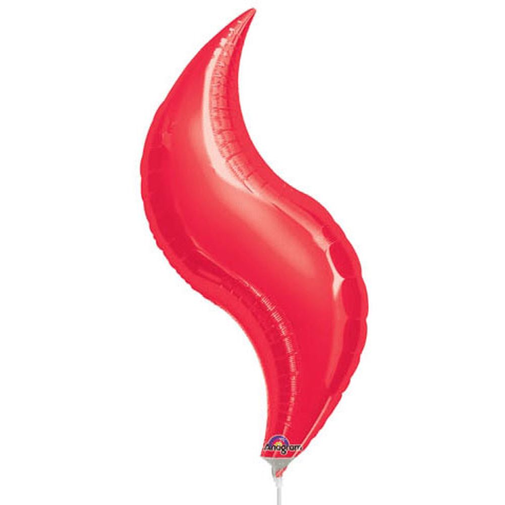 28" Red Curve
