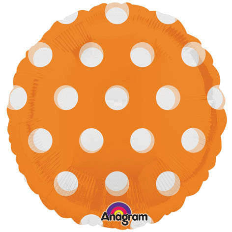 18" Dots Orange Magicolor