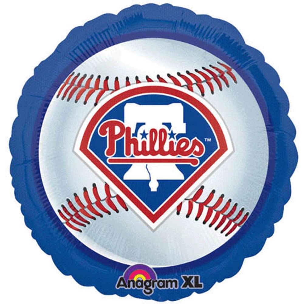 18" Philadelphia Phillies Colored Baseball