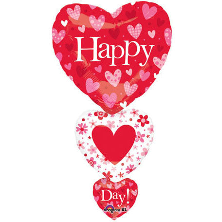 Valentine Stacker Super Shape Foil Balloon