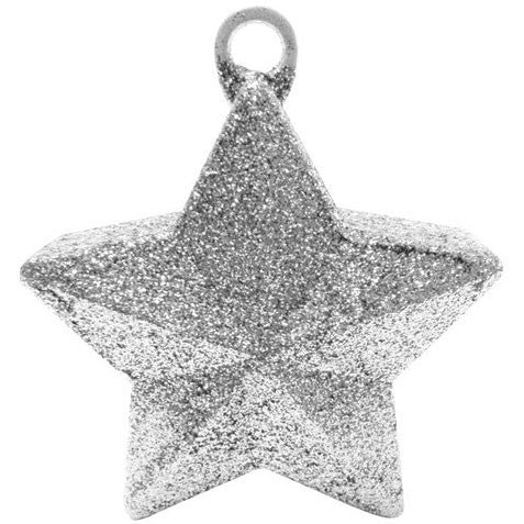 Silver Glitter Star Weight