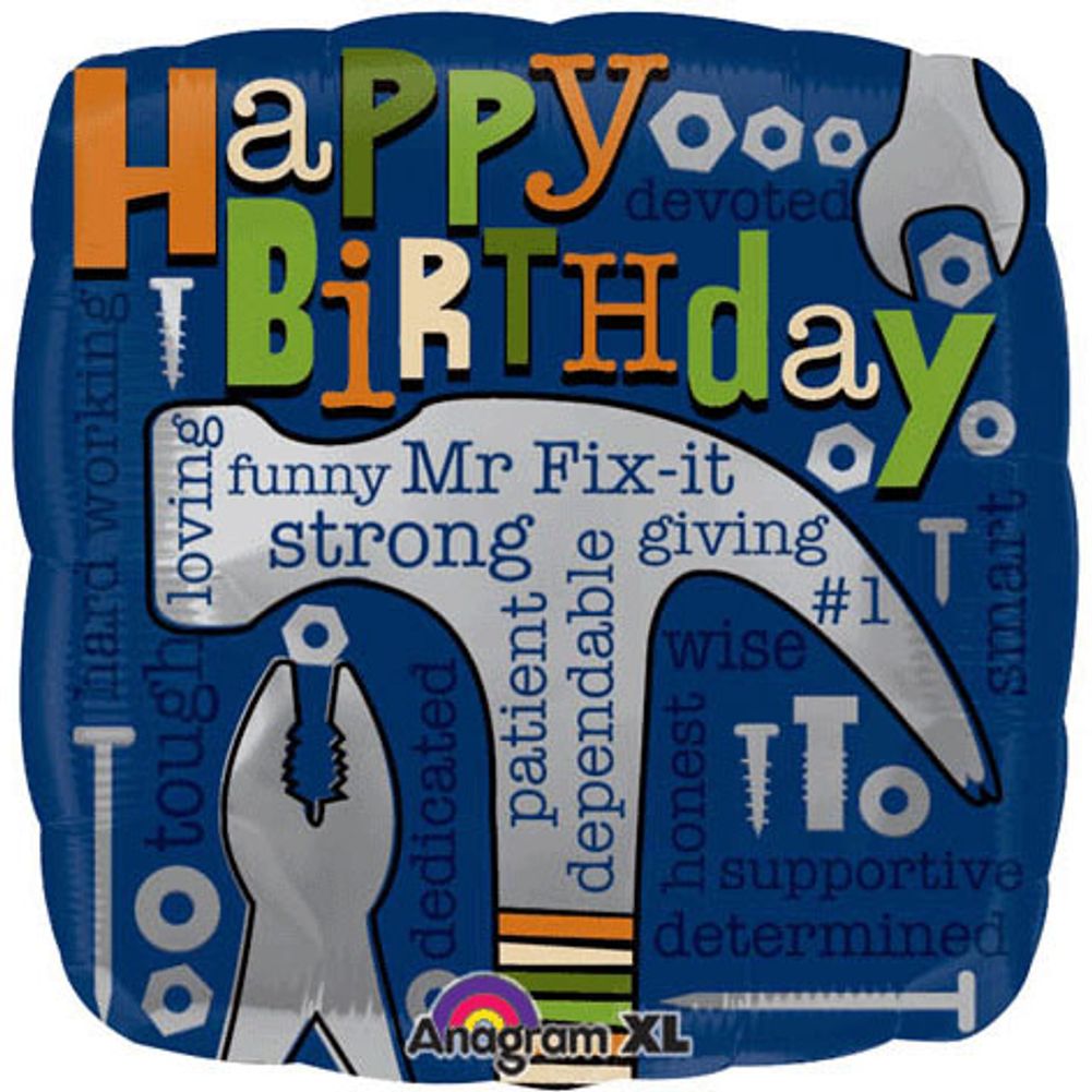18" Mr. Fix-it Birthday