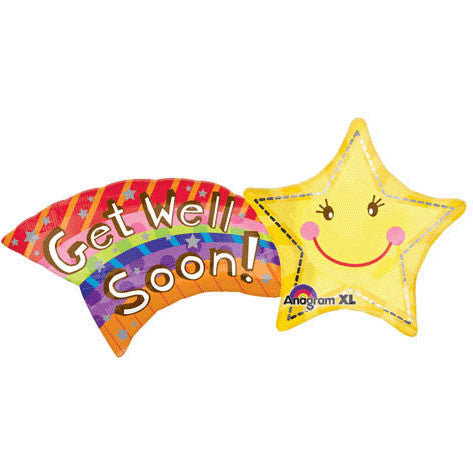Get Well Shooting Star Super Shape