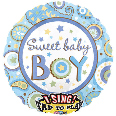 28" Sweet Baby Boy Sing-a-tune