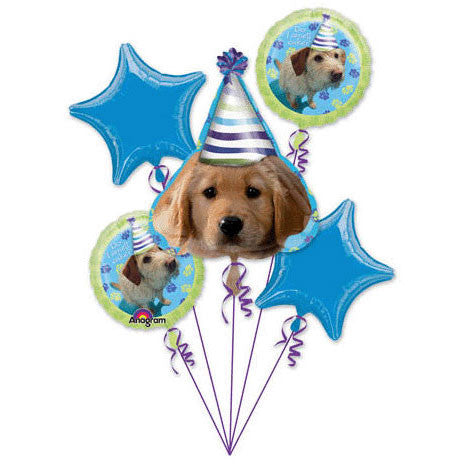 Party Pups Bouquet of Balloons (5pc)