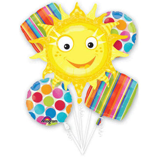 Cabana Dot Sun Bouquet of Balloons (5pc)