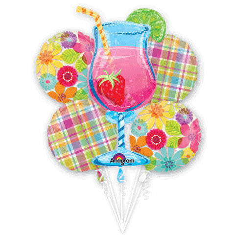 Day In Paradise Bouquet of Balloons (5pc)