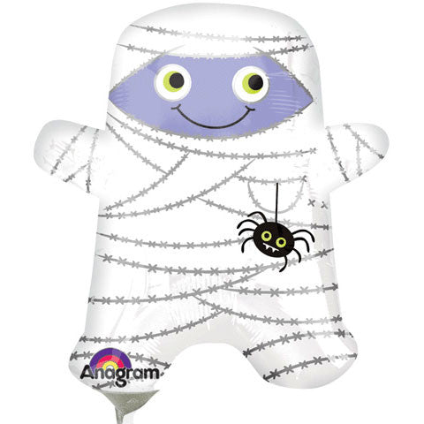 Smiley Mummy Mini Shape Foil Balloon