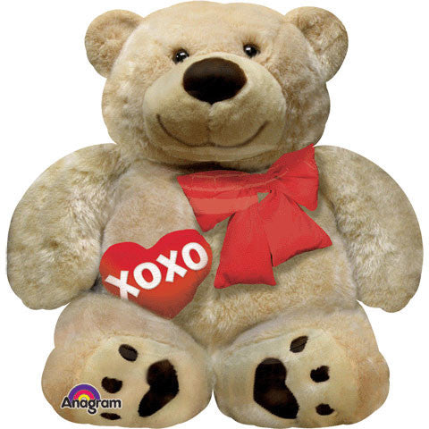Cuddly Bear Love Super Shape Foil Balloon