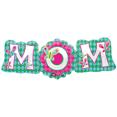 Mom Butterflies Super Shape